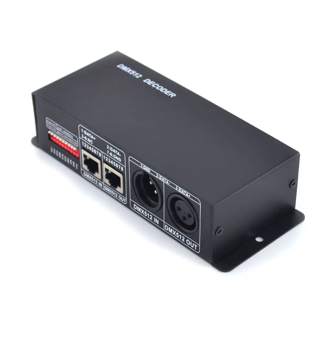 Напрямую от производителя продажи 4-канальный DMX512 декодер DMX512 контроллер rgbw для сцены светотехника ветви DMX контроллер