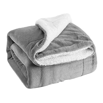 

Double-layer Flannel Blanket Throw Blanket Sofa Couch Bed Throw Blanket Winter Thick Warm Wool Blanket Shawl Weighted Blanket