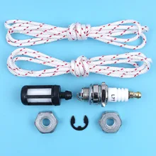 

Starter Rope Spark Plug Fuel Filter w/ 2pc Bar Nuts For STIHL MS170 MS180 MS210 MS230 MS250 017 018 021 023 025 Chainsaw Part