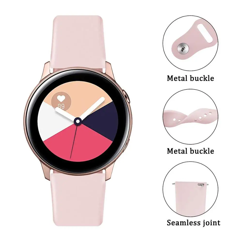 Силиконовый спортивный ремешок для Samsung Gear S3 Galaxy Active Watch 42 мм/46 мм Band S2