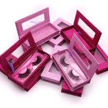 Mink-Eyelashes Fluffy Wholesale Make-Ups Private-Logo Fashion 3d MEISHENJIE for Handmade