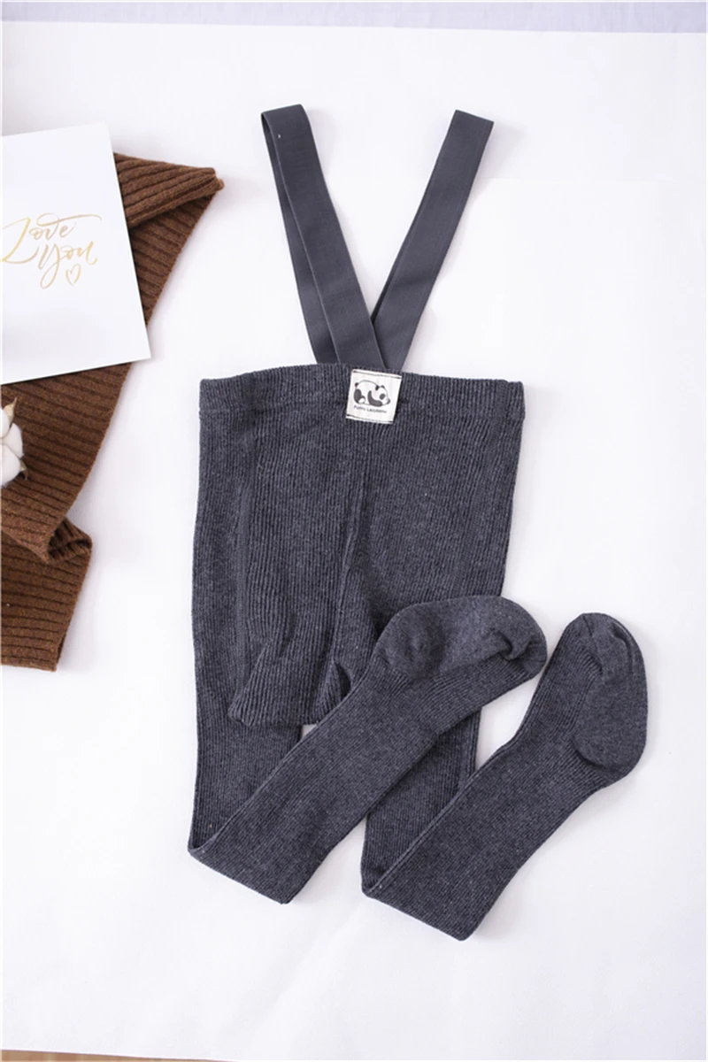 4Dark Grey Колготки для маленьких детей с высокой талией; колготки для мальчиков и девочек; хлопковые колготки; большие детские колготки; От 0 до 3 лет колготки ярких цветов для девочек - Цвет: 4Dark Grey