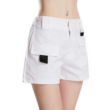 

High Waist Wide Leg Shorts Women's Solid Color Shorts With Pocket Summer Fashion Casual Shorts Women Clothes
