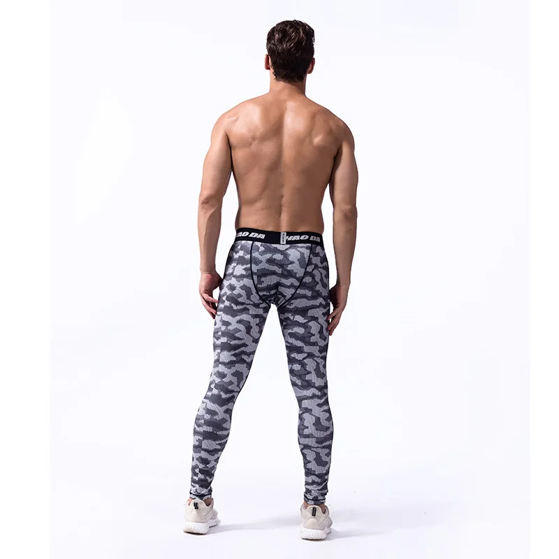 

New Style Elasticity Men's Leggings Running Fitness Pants Sports Basketball Riding Leggings Training Compression Pants