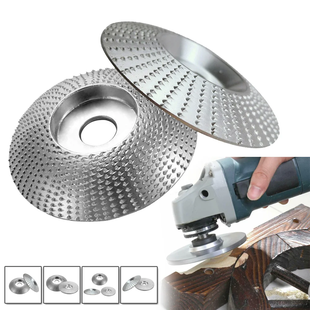 

3 Type Tungsten Carbide Bore Tungsten Carbide Wood Sanding Carving Shaping Disc Grinding Wheels Angle Grinding Wheel