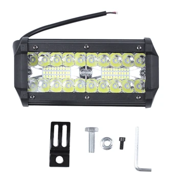 

1 x 7 Inch 120W LED Work Light Bar Flood Spot Beam Offroad 4WD SUV Driving Fog Lamp
