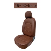 BOOST For Toyota Voxy Automobile cover R65 Car seat cover Complete set 8 Seats Right Rudder Driving - Название цвета: 19-02 Brown