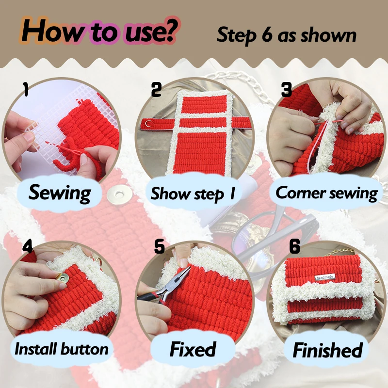 Knitting Weaving Plastic Mesh Sheet DIY Sewing Woven Bag