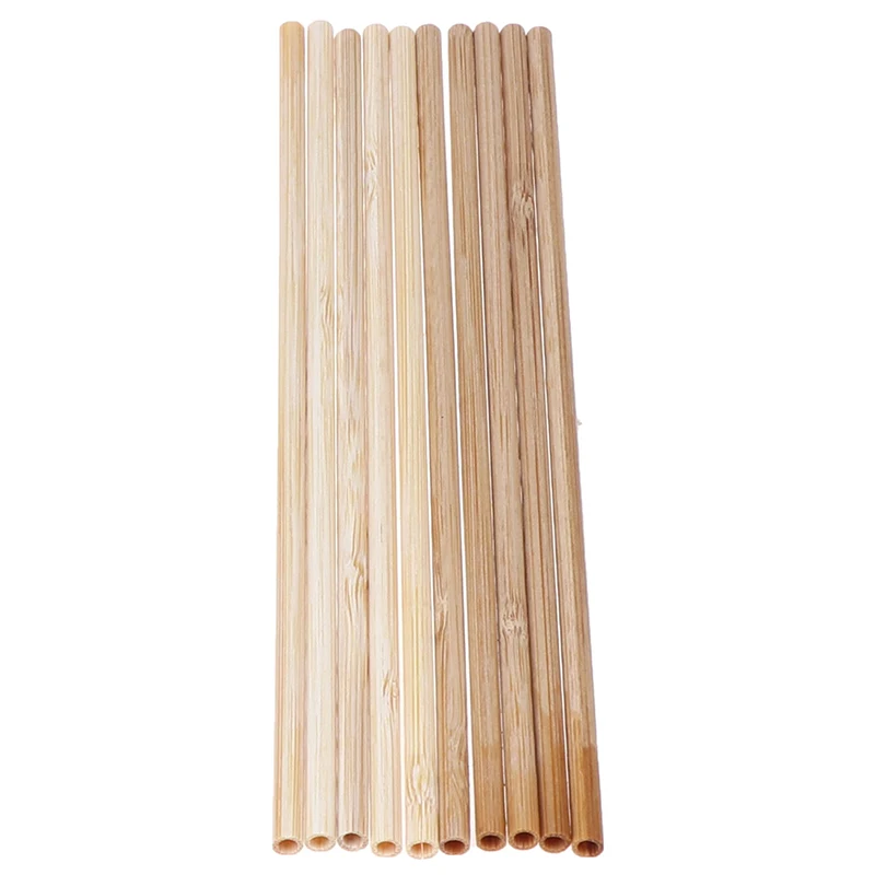 5 шт./компл. 20 см из бамбука соломенная многоразовая соломенная органических бамбуковая Питьевая соломинки натуральные деревянные соломки для вечеринки, дня рождения свадьбы панели инструментов