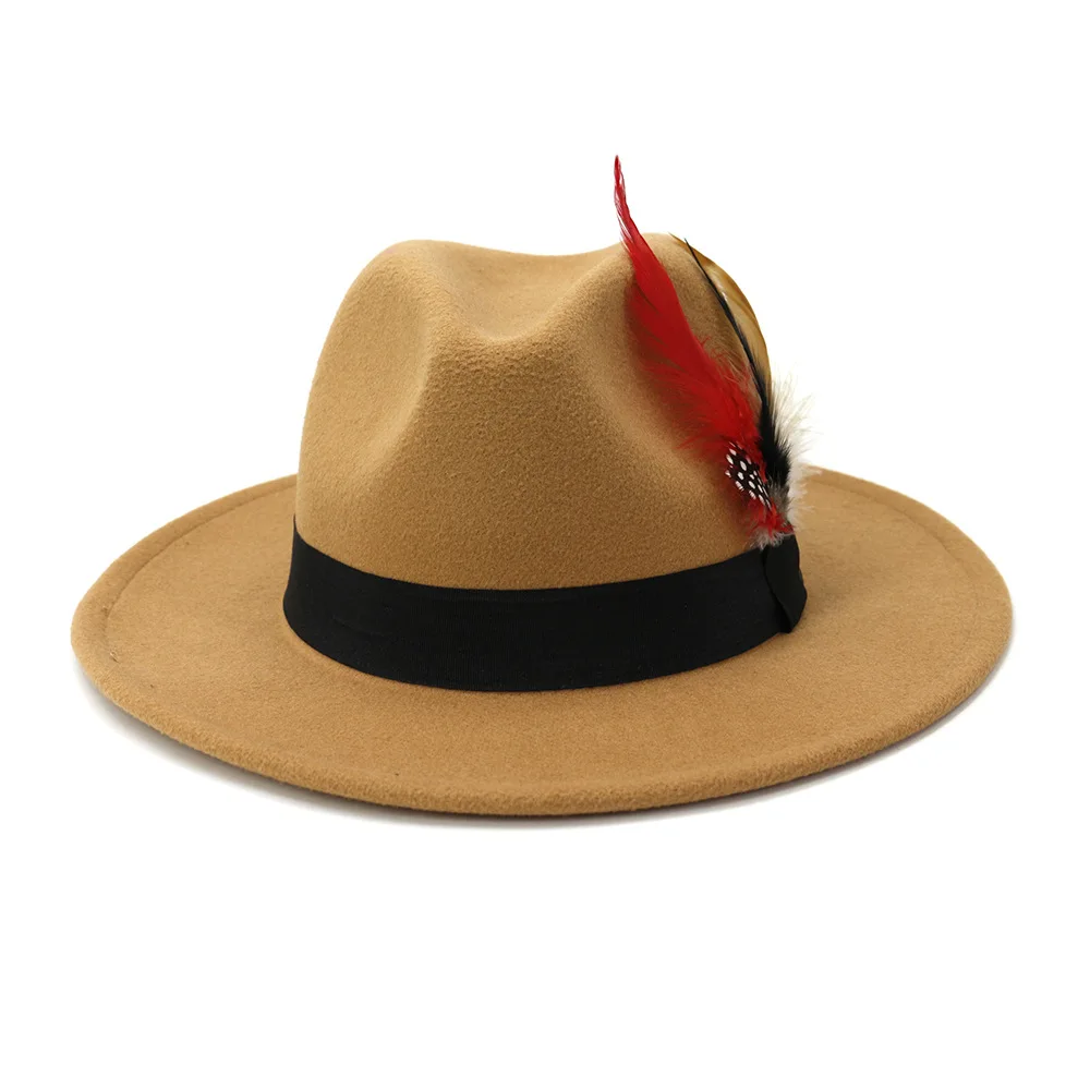 White Hats Feather Men, Hat Bands Fedoras Men, Fedora Hats Feathers