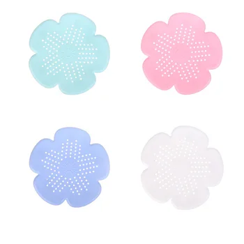 

Cherry Blossom Sewer Drainage Filter Bathroom Sink Kitchen Plug Anti-blocking Sewage Covers Floor Covering Hair Filter