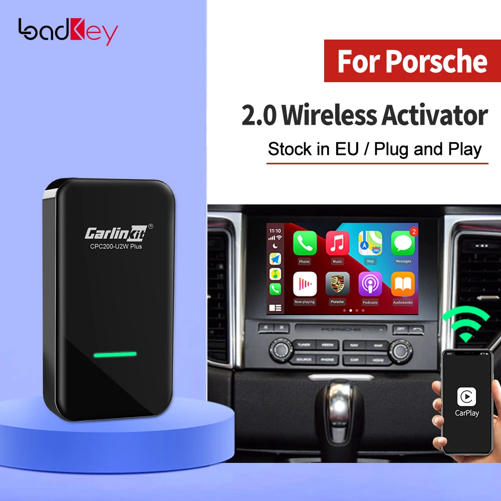 Loadkey &amp Carlinkit 3 0 CarPlay Беспроводной активатор для Porsche Cayenne Macan Panamera GT3 car play адаптера