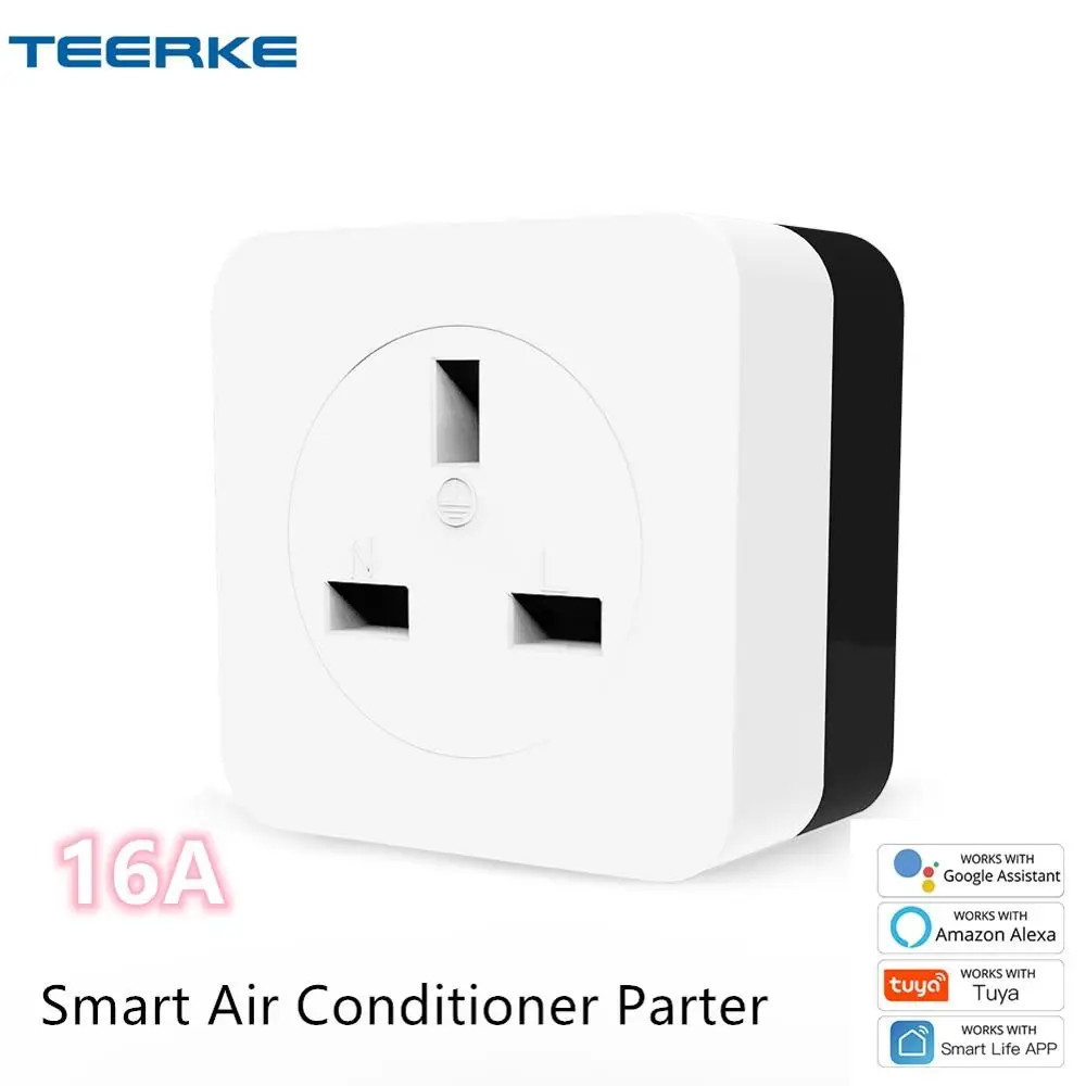 WiFi Smart 16A кондиционер Parter IR удаленный беспроводной контроллер розетка Life Tuya App Control