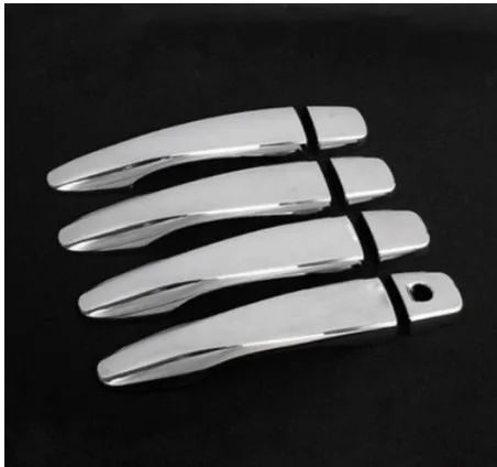 

CHROME DOOR HANDLE COVER BOWL CUP CAP TRIM INSERT BEZEL FRAME SMART KEY FOR NISSAN X-TRAIL X TRAIL T31 2014 - 2019