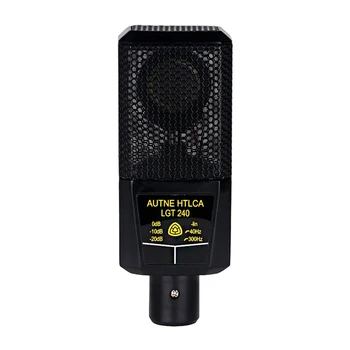 

Professional Condenser Cardioid Microphone Noiseless XLR Mic Microphone Kit for Studio Recording Live Streaming Broadcasting