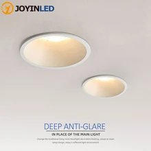 Lámpara de techo LED anticorrosión, luz descendente antideslumbrante, regulable, foco Led dormitorio cocina, 2020