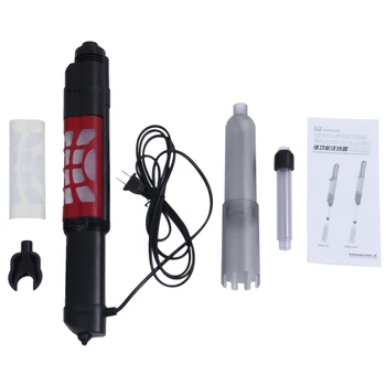 

New US Plug Automatic Gravel Cleaner, Electric Aquarium Cleaner, 2 in 1 Sludge Extractor for Medium and Large Tanks