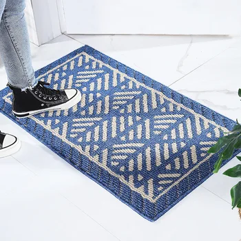 

Door Foot Pad Rectangle Irregular Kitchen Bathroom Non-slip Thicken Water Absorption Hot Quality Modern Simple Style Rug Mats