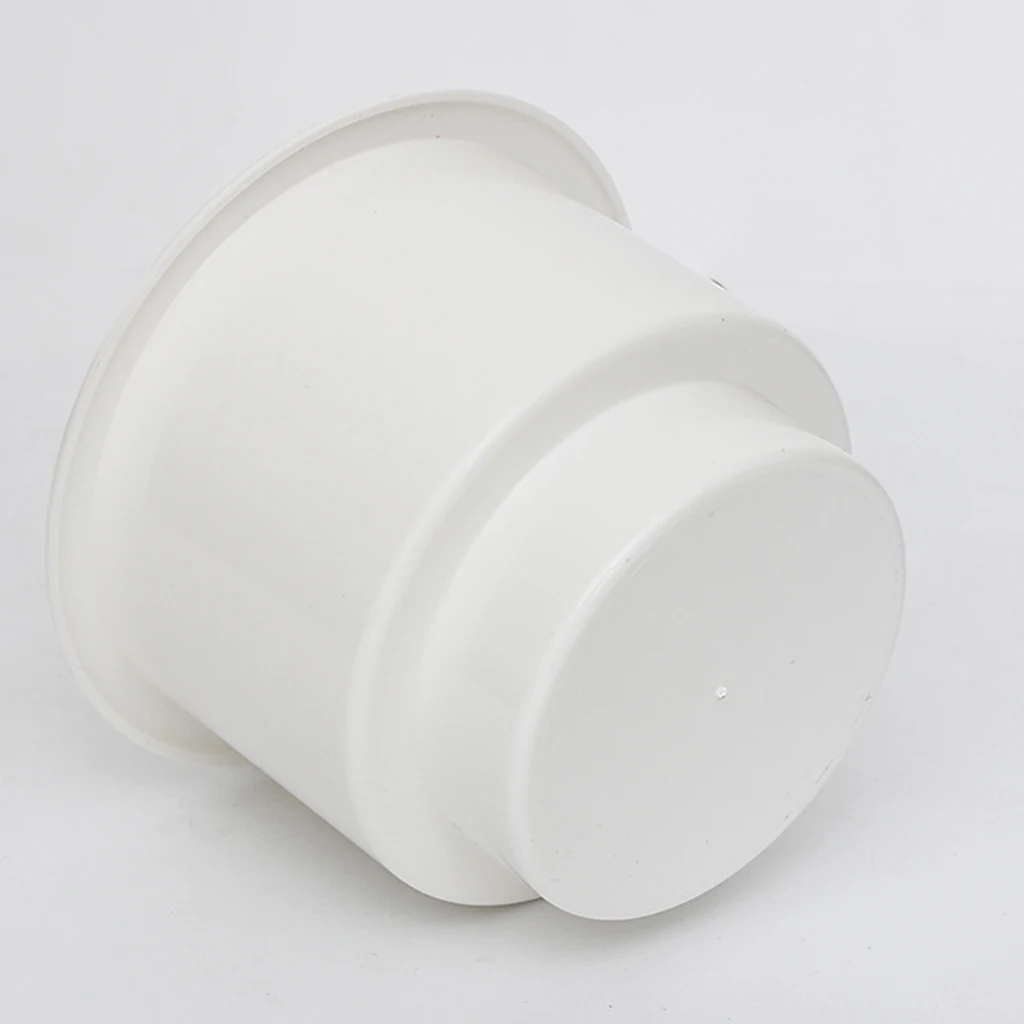 White No Holes Cup Drink Can Holder for Boat Marine RV Universal Durable