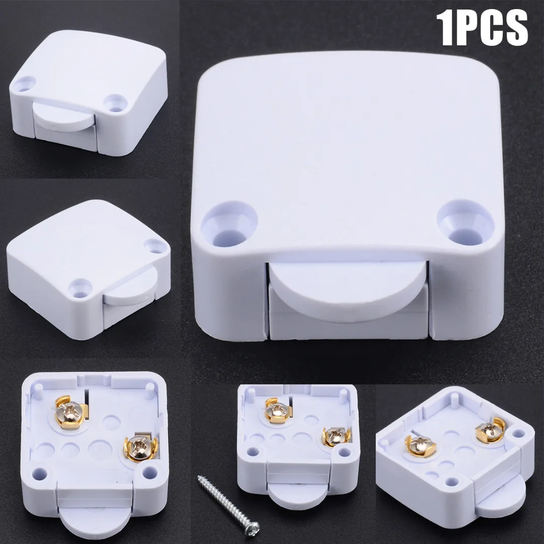 32 *34*14.8 mm 202A Two Colors Automatic Reset Switch Wardrobe Cabinet Light Switch Door Control Switch Lighting Accessories