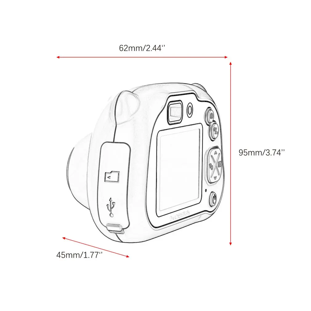 1080P HD автоматическая фокусировка Wi-Fi детский Камера Mini 2 дюймов мультфильм цифровой Камера милые игрушки для детей, подарок на день рождения для Kids24 Камера s