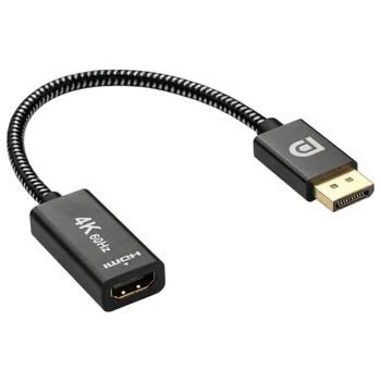 

Factory new product DP to HDMI adapter cable dp to hdmi 4k * 2k large dp to hdmi female conversion line