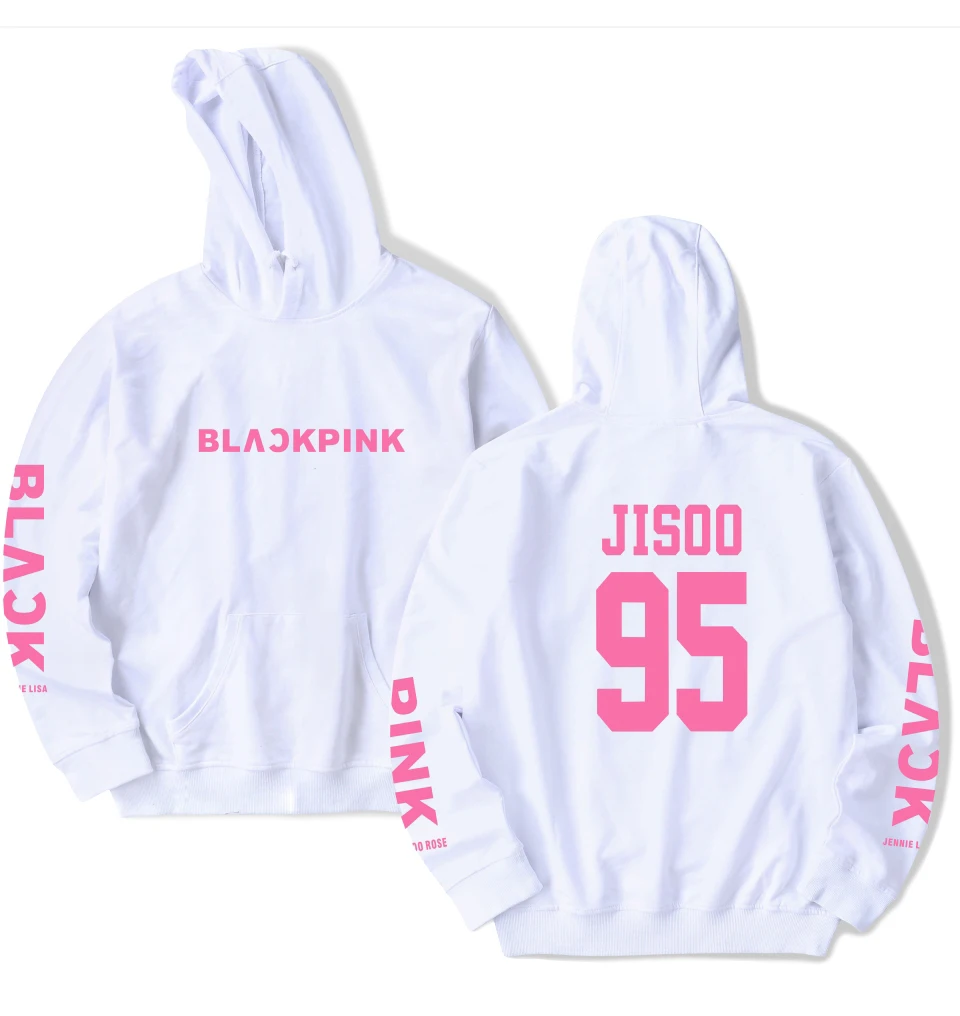 Черные розовые толстовки для девочек, женские толстовки Kpop, худи большого размера, забавная Повседневная Толстовка с капюшоном, пуловер с принтом, одежда, Прямая поставка