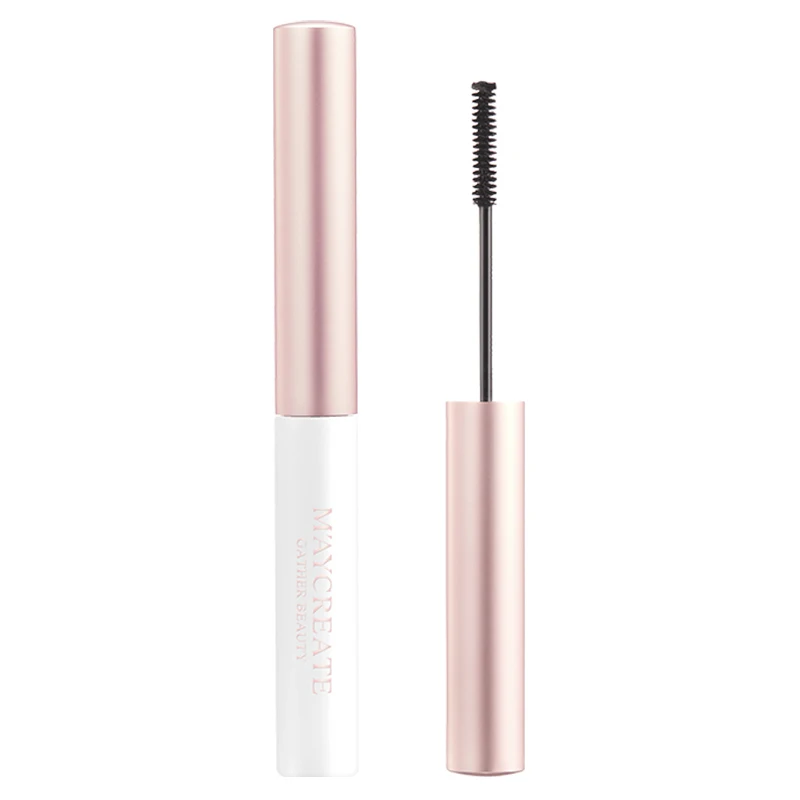 Eyelash Mascara Waterproof No Sumi, Eyelash Liquid Curling Slender Thick Eyelash Makeup Mascara Eye Cosmetic