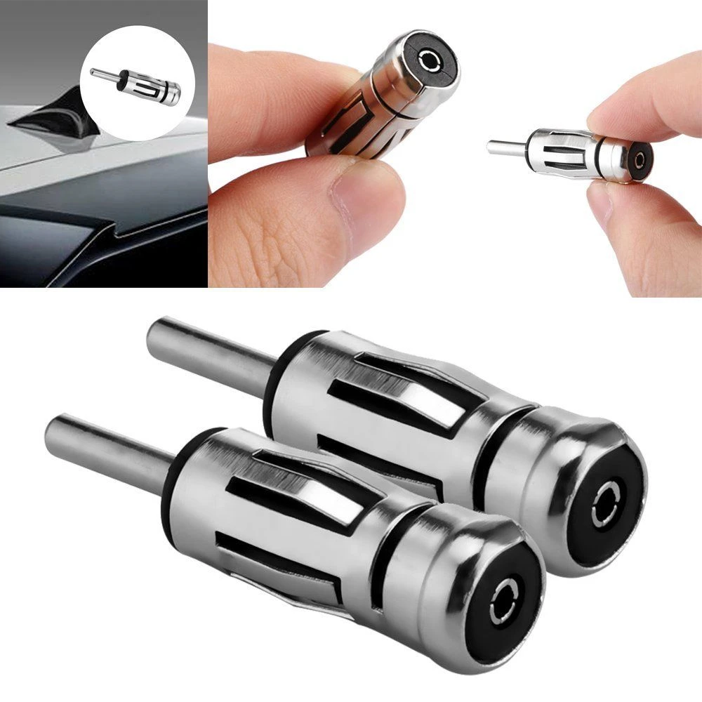 Adaptador de antena estéreo de Radio para vehículos, Conector de mástil aéreo ISO a Din, accesorios de fijación automóviles|Cables, adaptadores y enchufes| - AliExpress