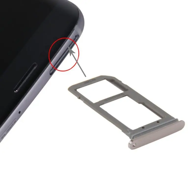 Ga S7 E and G9 roseG Лоток для sim-карты двойной слот Держатель носитель запасная часть для samsung Galaxy S7 Edge/G935/Galaxy S7 - Color: Ga S7 E and G9 roseG