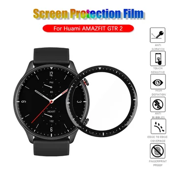 

Scratch Proof For Huami Amazfit GTR 2 Smart Watch Screen Protector 3D Full Coverage Soft Clear Protective Film Smartwatch Guard