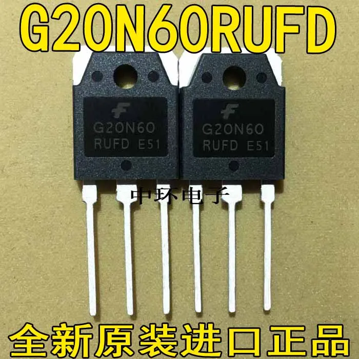 10 шт./лот SGH20N60RUFD G20N60RUFD-247 20A 600V