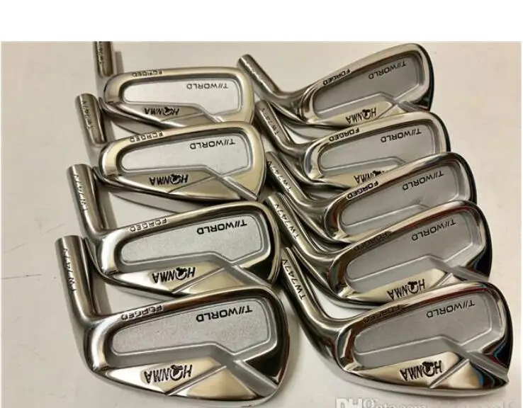 Новые клюшки для гольфа HONMA TW747v клюшки для гольфа 4-11.SW утюги для клюшек стальной вал с крышкой головы