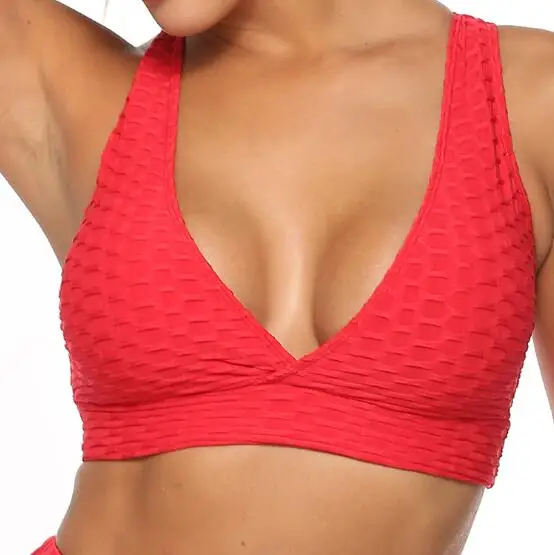CB112 red bra Комплект из 2 предметов, тренировочная одежда для женщин, спортивный комплект с бюстгальтером и леггинсами, спортивная одежда для женщин, одежда для спортзала, комплект для занятий йогой - Цвет: CB112 red bra