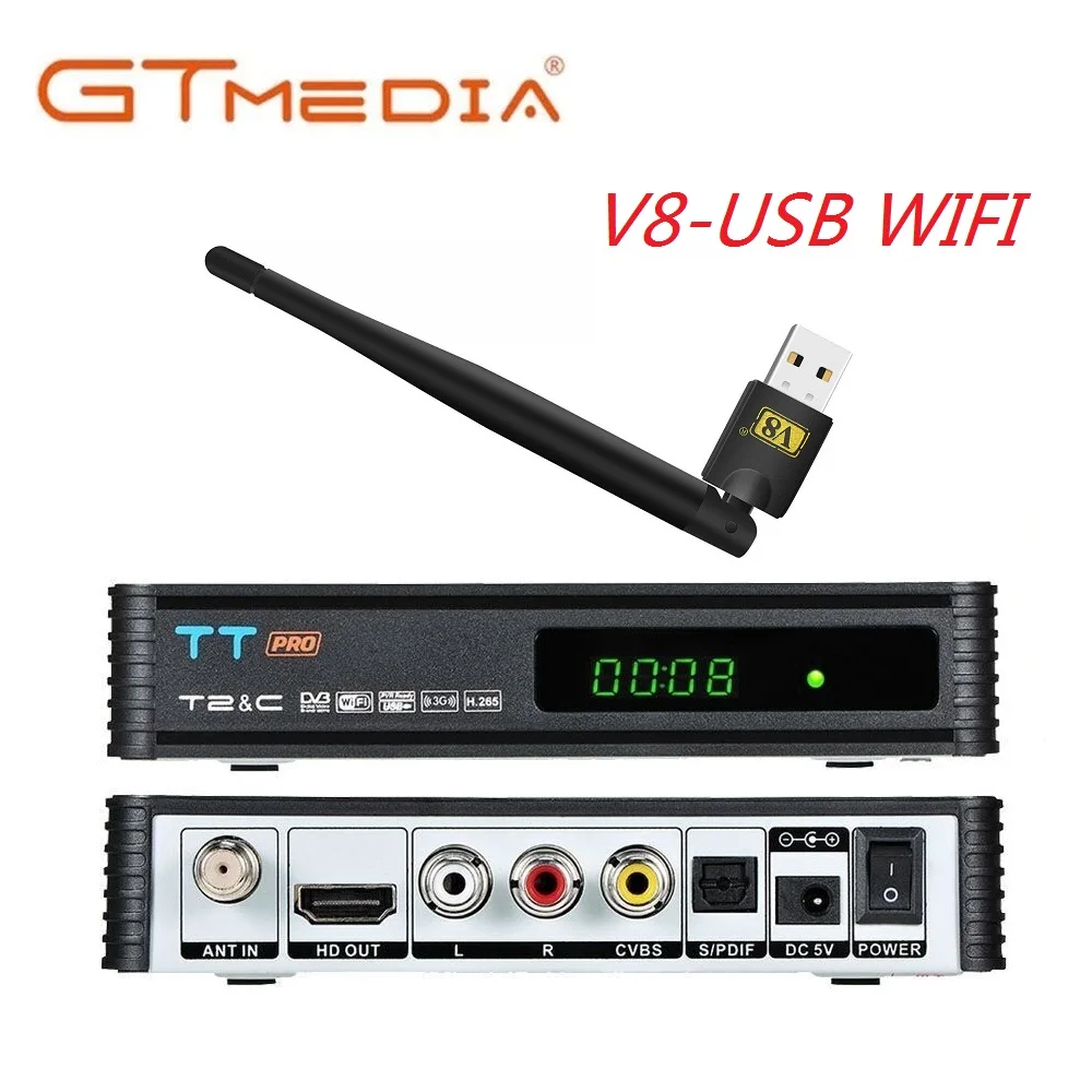 GTMEDIA V8-USB WiFi with Antenna LAN Adapter for TV Box Satellite Receiver Freesat V7 HD/Freesat V8 Set Top Receptor | Электроника