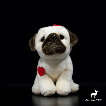 

Kawaii pug plush doll toy children birthday gifts real life dog dolls toys soft present boys and girls