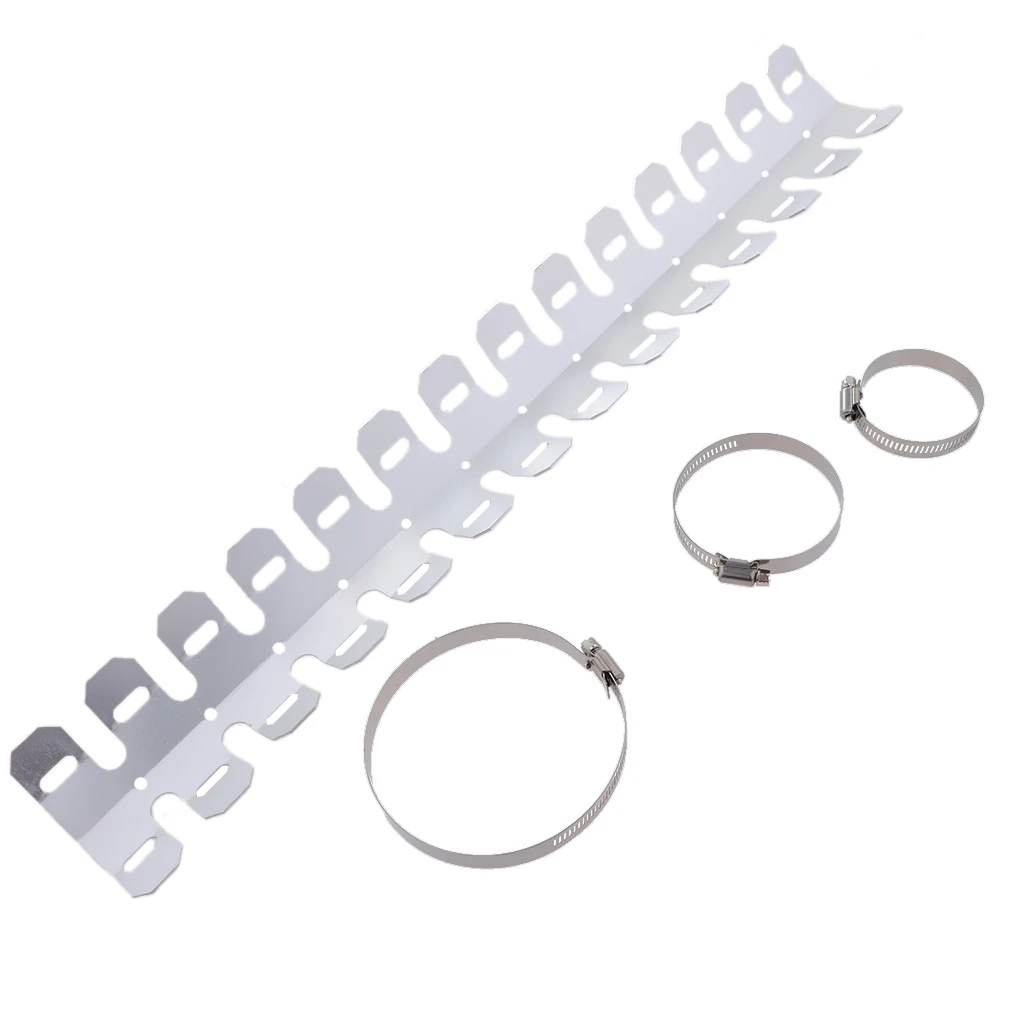 60cm Exhaust Pipe Protector Guard Heat Shield for 2 Stroke Motorcycle Motorbike Motorcross Dirt Bike