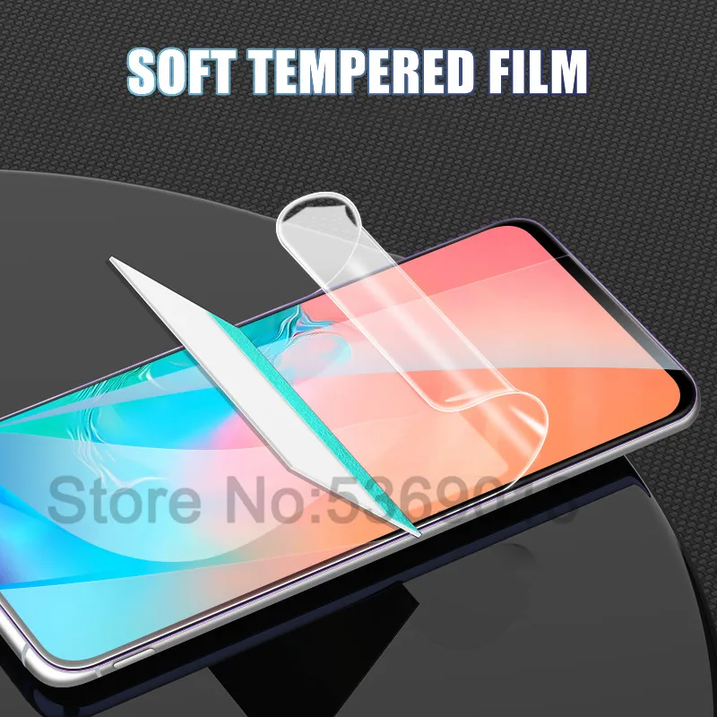 100D полное покрытие мягкая Гидрогелевая пленка для samsung Galaxy Note 10 9 8 S8 S9 S10 Plus S10e S7 Edge Защитная пленка для экрана