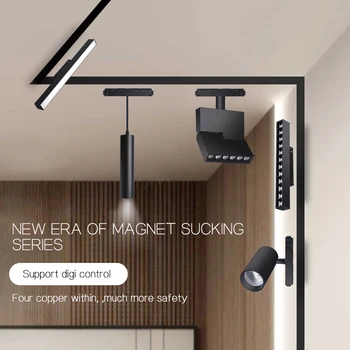 

magnetic led shop track light fixtures lamp track lighting lights systems spot for living room heads pendant ceiling