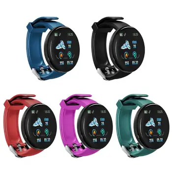 

50pcs D18 Bluetooth Smart Watch Men Women Blood Pressure Smartwatch Tracker Pedometer 116 Plus Smart Watches For Android IOS