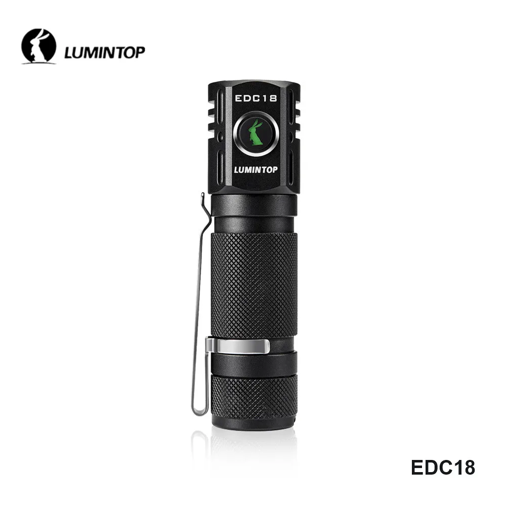 Lumintop EDC18 Cree Nichia 219CT Luminus высокой мощности 18650 фонарик магнит яркий портативный фонарь для детей