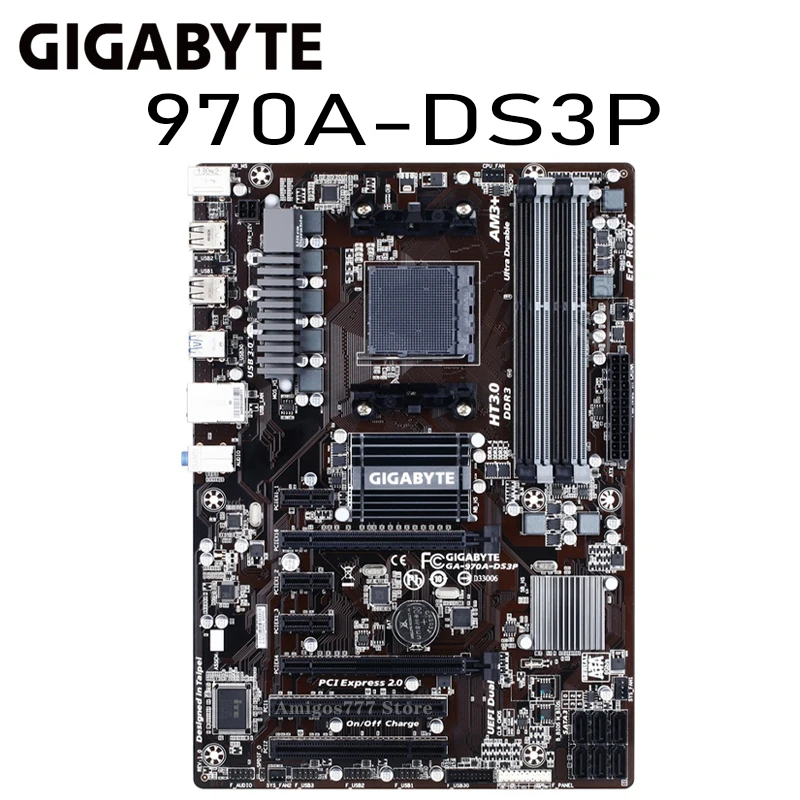 Разъем AM3/AM3 + Gigabyte GA-970A-DS3P оригинальная настольная материнская плата DDR3 32 Гб PCI-E 2 0