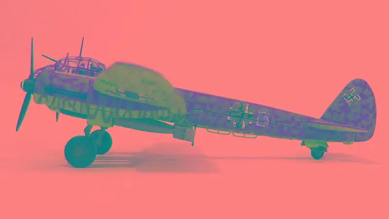 Корги Junkers JU88 A-4 I/KG 77 Италия 1942 1/72 литья под давлением модель самолета