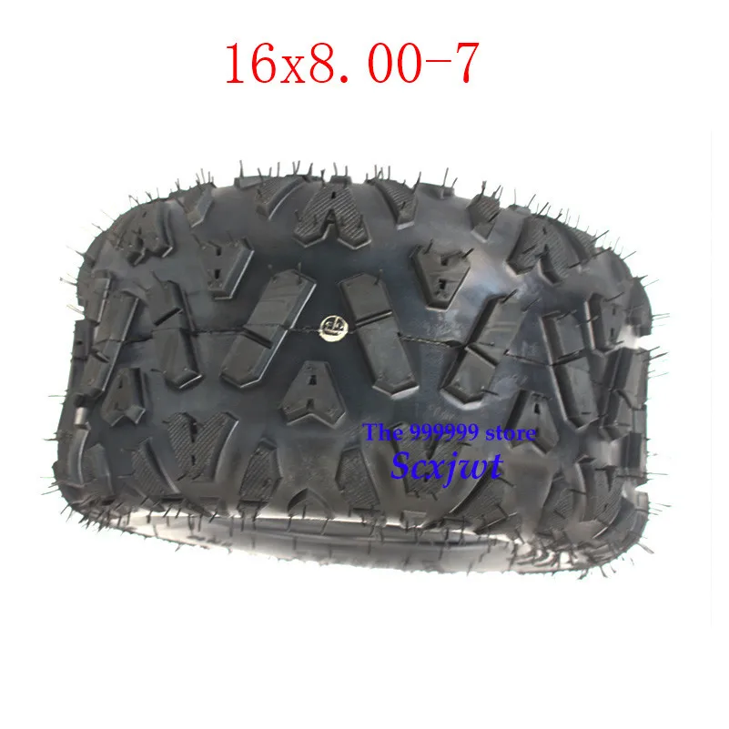 Износостойкая 16x8. 00-7 вакуумная шина ATV шин подходит для ATV 50CC, 90CC, 70CC, 110CC, 125CC наружная шина
