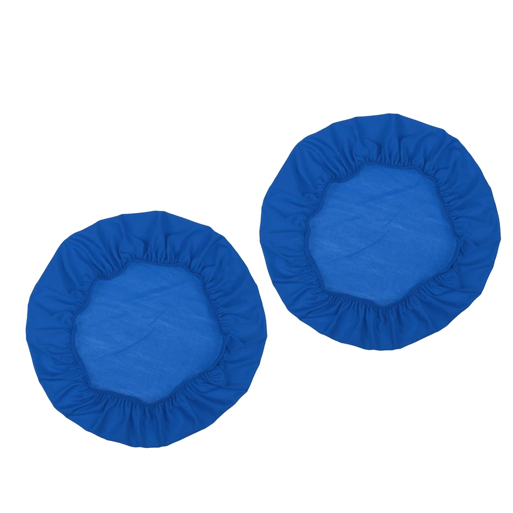 2Pcs Blue 2/4 шт. обрастания стрейч Свадебный обеденный стул сиденья для квадратные продолговатые стулья - Цвет: 2Pcs Blue