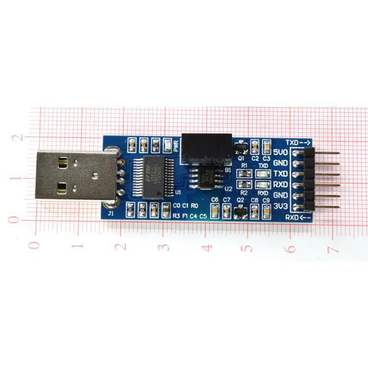 USB к последовательному порту раковина Золотой USB к ttl USB к последовательному UART модулю FT232RL с изоляцией напряжения-изоляция сигнала