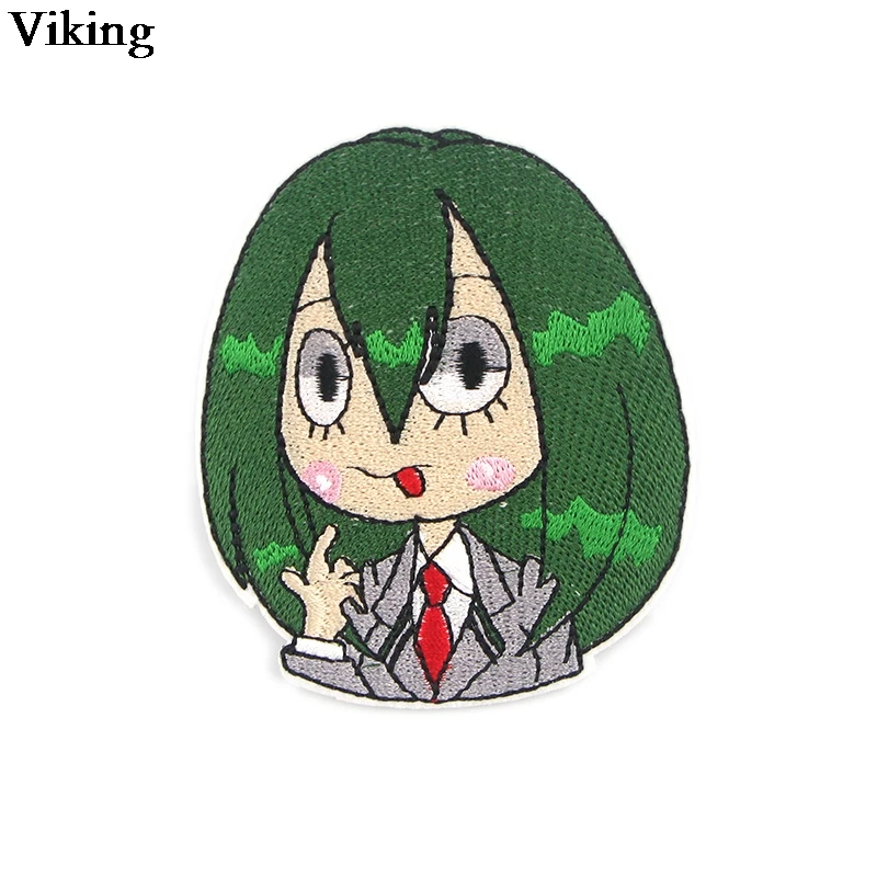 

Anime My Hero Patch Iron On Embroidery Patches Clothes Patch Clothing Stickers Sew On Fabric DIY Cute Backpack Accessories G0478