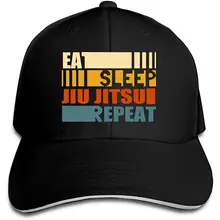 Для мужчин Wo Для мужчин s изготовленный на заказ "," Eat Sleep Jiu Jitsu(джиу джицу), повторите Кепка-тракер Шапки простой Регулируемый Бейсбол Кепки