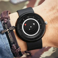 Reloj de cuarzo pop para hombre y mujer, moderno reloj universal con personalidad y creatividad, sencillo, ideal para estudiantes