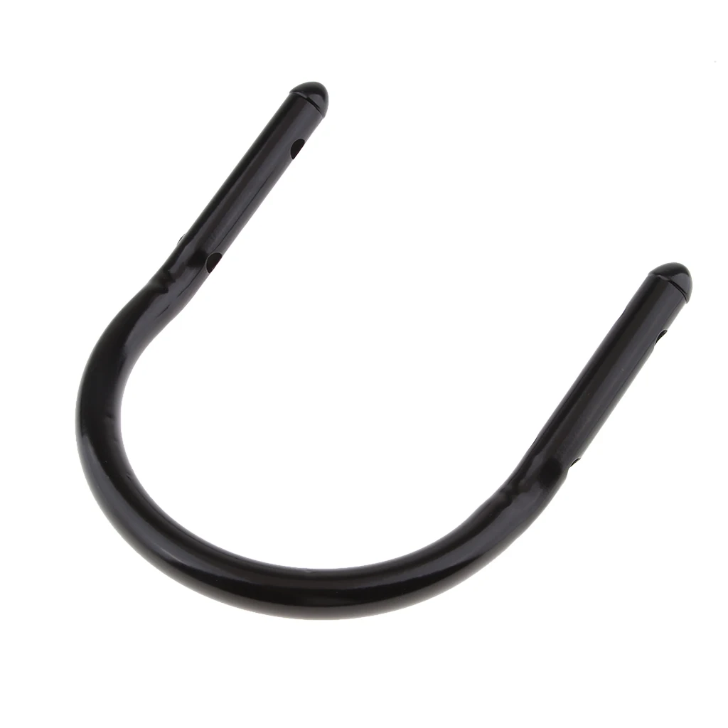 Black Metal Retro Cafe Racer Seat Frame Hoop Loop End Upswept for Honda CG/ZJ 125